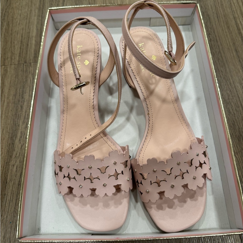 Kate Spade Flower Nude Sandals